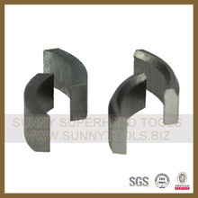 Roof Shape Diamond Core Bit Segment for Stone Concrete Drilling